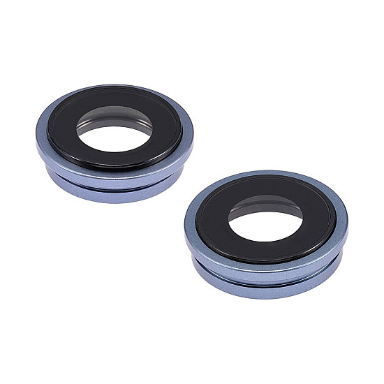 Rear Camera Lens with Bezel - Blue OEM for iPhone 14 / 14 Plus