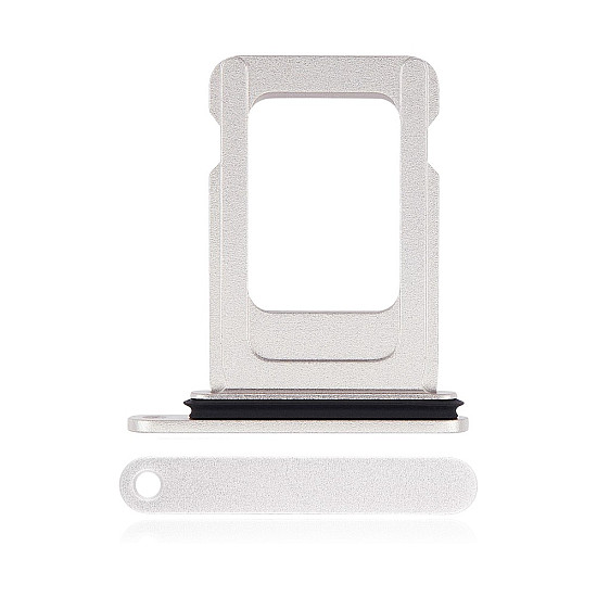 Sim Card Tray with Rubber Seal - Starlight OEM for iPhone 14 / 14 Plus