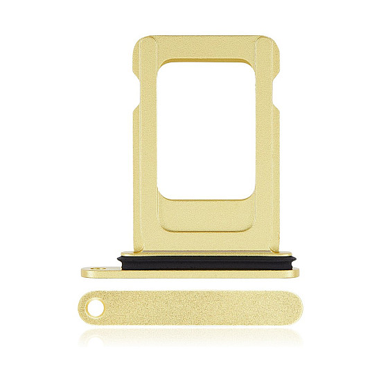 Sim Card Tray with Rubber Seal - Yellow OEM for iPhone 14 / 14 Plus