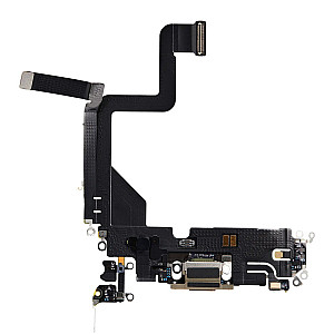 Charging Port Flex Cable - Gold OEM for iPhone 14 Pro Charging Port Flex Cable - Gold OEM for iPhone 14 Pro