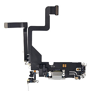Charging Port Flex Cable - White OEM for iPhone 14 Pro Charging Port Flex Cable - White OEM for iPhone 14 Pro