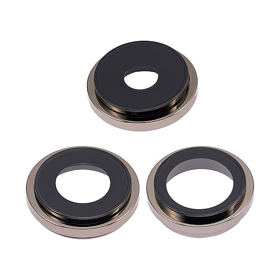 Rear Camera Lens with Bezel - Gold OEM for iPhone 14 Pro / 14 Pro Max