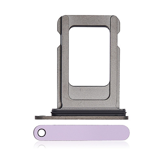 Sim Card Tray with Rubber Seal - Deep Purple OEM for iPhone 14 Pro / 14 Pro Max