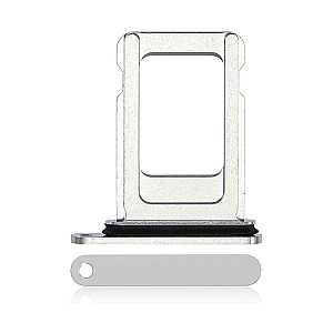 Sim Card Tray with Rubber Seal - Silver OEM for iPhone 14 Pro / 14 Pro Max Sim Card Tray with Rubber Seal - Silver OEM for iPhone 14 Pro / 14 Pro Max