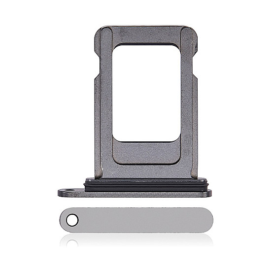 Sim Card Tray with Rubber Seal - Space Black OEM for iPhone 14 Pro / 14 Pro Max
