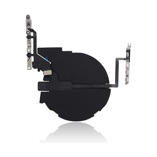 Wireless Charging NFC Coil with Power & Volume Button Flex OEM for iPhone 14 Pro