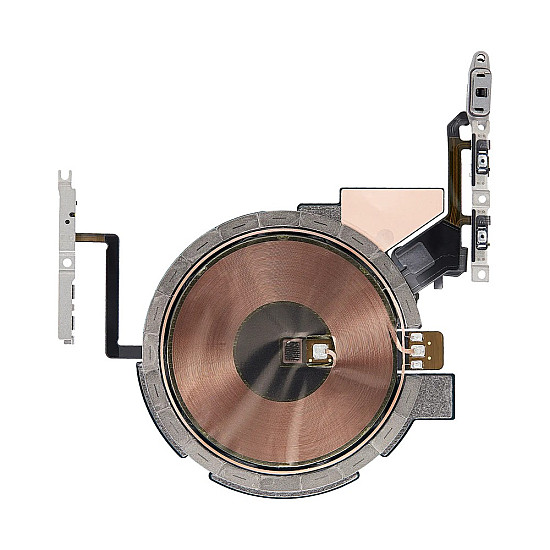 Wireless Charging NFC Coil with Power & Volume Button Flex OEM for iPhone 14 Pro