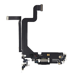 Charging Port Flex Cable - Black OEM for iPhone 14 Pro Max Charging Port Flex Cable - Black OEM for iPhone 14 Pro Max