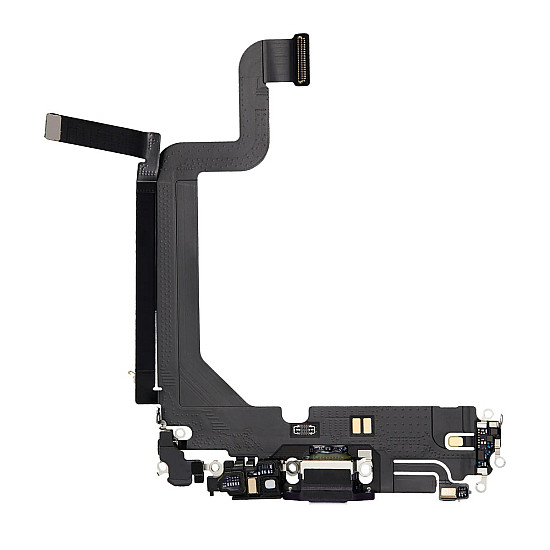 Charging Port with Microphone Flex Cable (OEM) - Deep Purple for iPhone 14 Pro Max