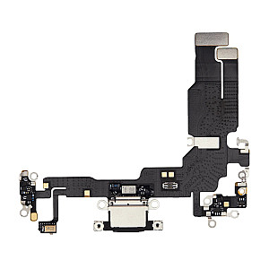 Charging Port Flex Cable - Black OEM for iPhone 15