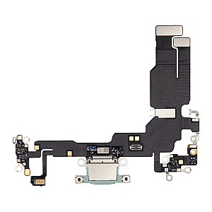 Charging Port Flex Cable - Green OEM for iPhone 15