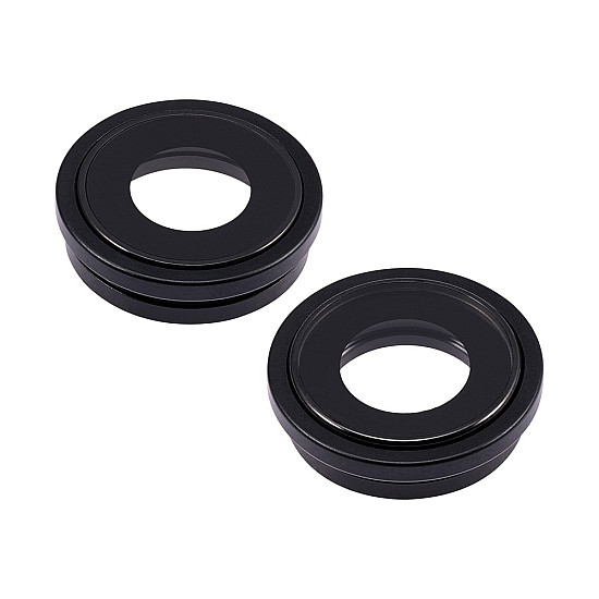 Rear Camera Lens with Bezel - Black OEM for iPhone 15 / 15 Plus
