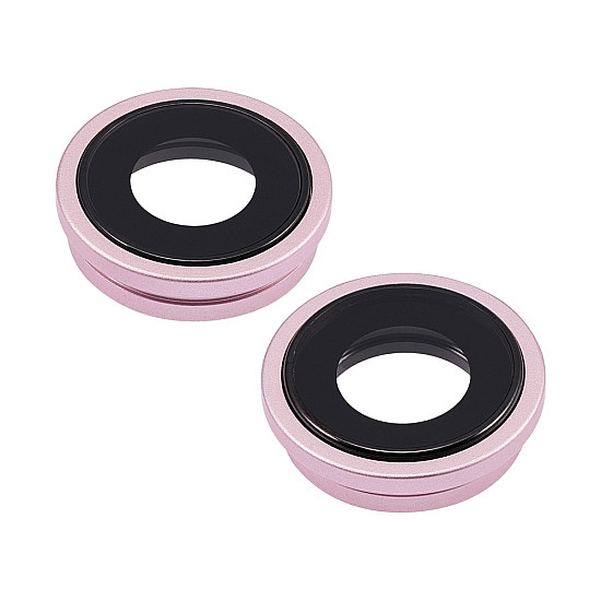 Rear Camera Lens with Bezel - Pink OEM for iPhone 15 / 15 Plus