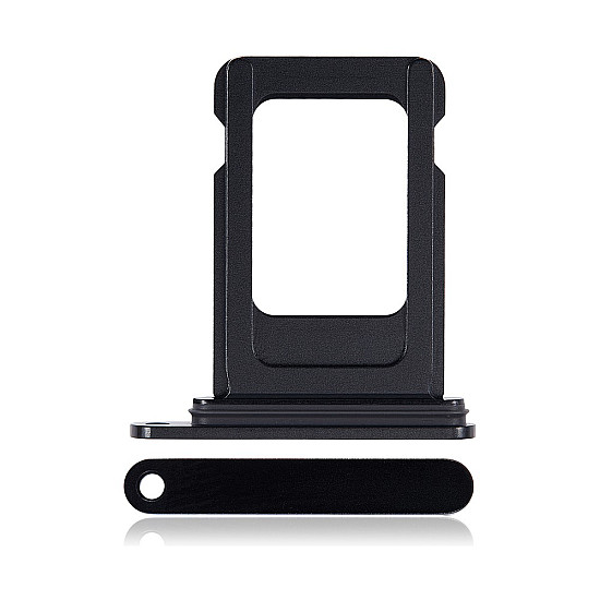 Sim Card Tray with Rubber Seal - Black OEM for iPhone 15 / 15 Plus