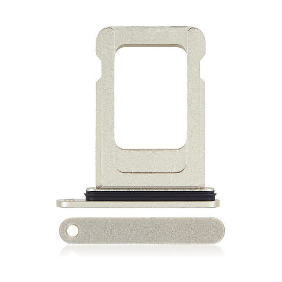 Sim Card Tray with Rubber Seal - Yellow OEM for iPhone 15 / 15 Plus