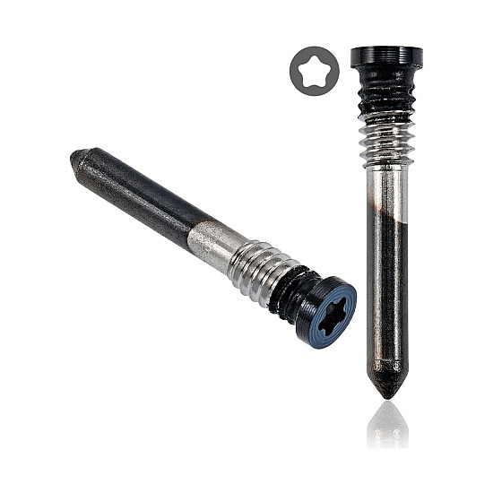 Bottom Pentalobe (*) Star Screws x 2 - Blue Titanium OEM for iPhone 15 Pro / 15 Pro Max