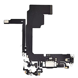 Charging Port Flex Cable - Black OEM for iPhone 15 Pro