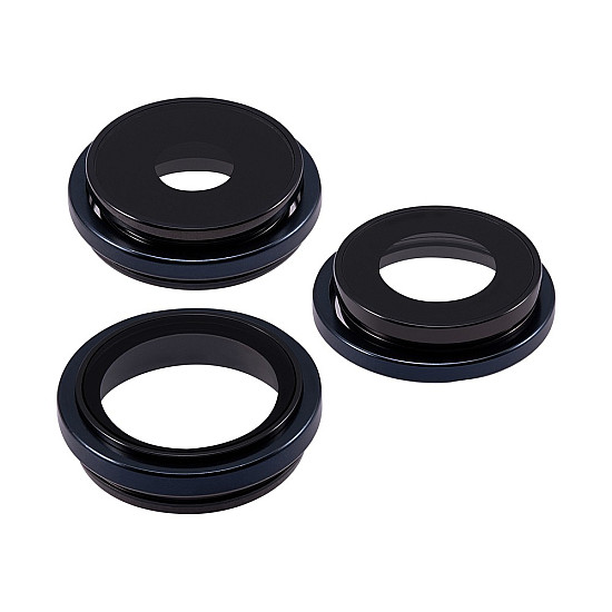 Rear Camera Lens with Bezel - Blue OEM for iPhone 15 Pro