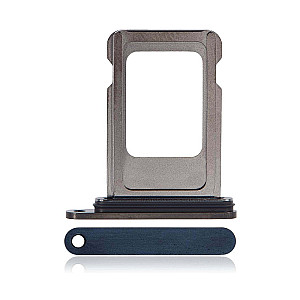 Sim Card Tray with Rubber Seal - Blue Titanium OEM for iPhone 15 Pro / 15 Pro Max