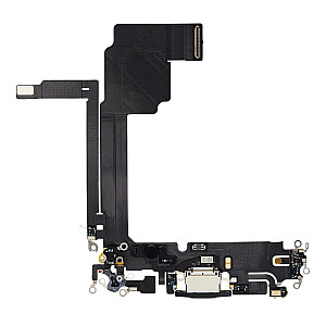 Charging Port Flex Cable - Black OEM for iPhone 15 Pro Max Charging Port Flex Cable - Black OEM for iPhone 15 Pro Max