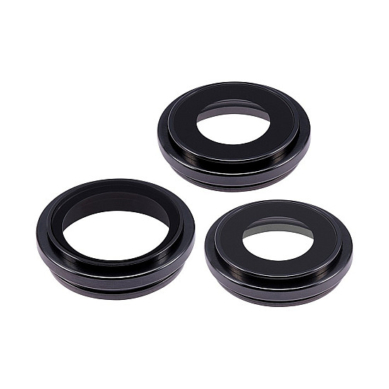 Rear Camera Lens with Bezel - Black OEM for iPhone 15 Pro Max