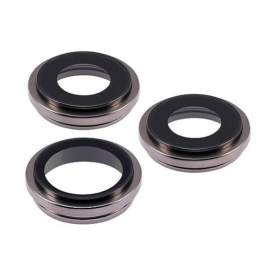 Rear Camera Lens with Bezel - Gold OEM for iPhone 15 Pro Max