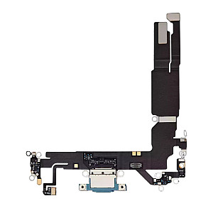 Charging Port Flex Cable - Teal OEM for iPhone 16 Charging Port Flex Cable - Teal OEM for iPhone 16