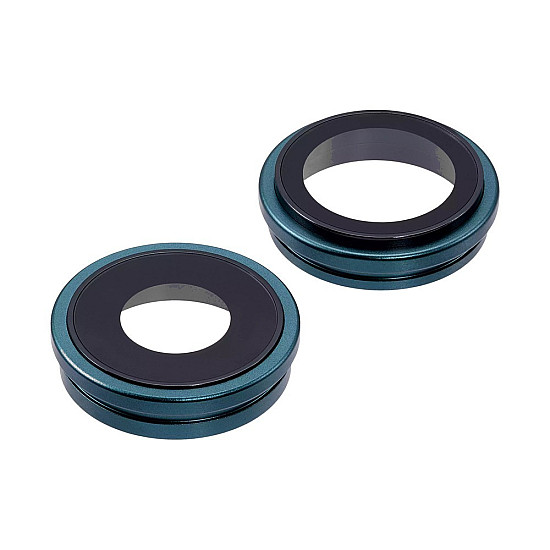 Rear Camera Lens with Bezel - Teal OEM for iPhone 16 / 16 Plus