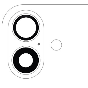 Rear Camera Sapphire Lens (Glass Only 2 Pieces) OEM for iPhone 16 / 16 Plus Rear Camera Sapphire Lens (Glass Only 2 Pieces) OEM for iPhone 16 / 16 Plus