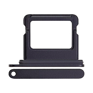 Sim Card Tray with Rubber Seal - Black OEM for iPhone 16 / 16 Plus Sim Card Tray with Rubber Seal - Black OEM for iPhone 16 / 16 Plus
