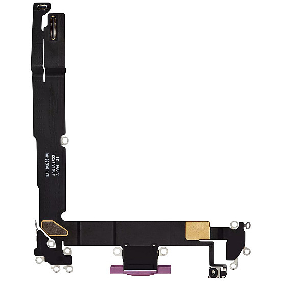 Charging Port with Microphone Flex Cable (OEM) - Pink for iPhone 16 Plus