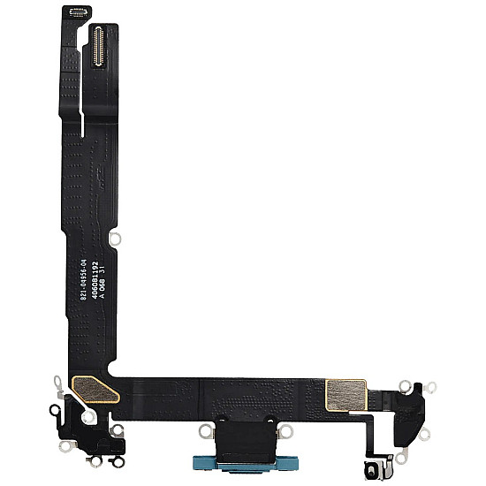 Charging Port with Microphone Flex Cable (OEM) - Teal for iPhone 16 Plus