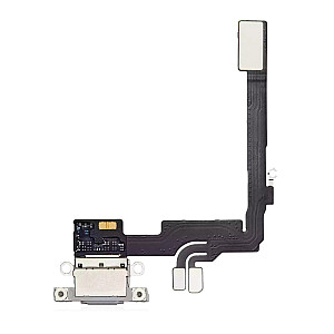 Charging Port Flex Cable - White OEM for iPhone 16 Pro Charging Port Flex Cable - White OEM for iPhone 16 Pro