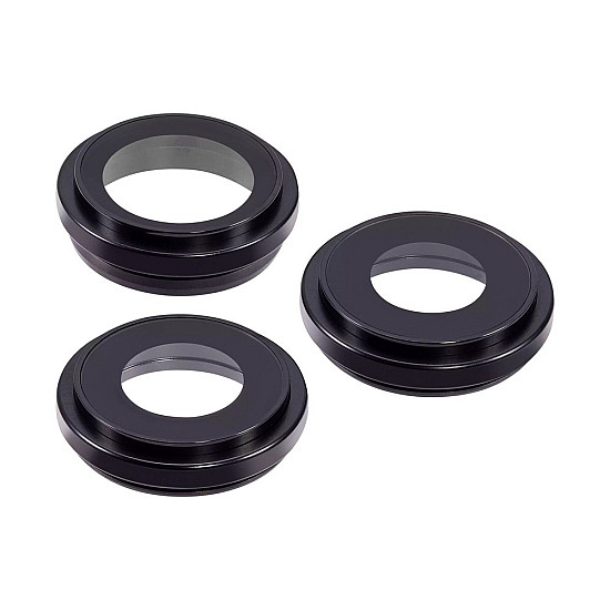 Rear Camera Lens with Bezel - Black Titanium OEM for iPhone 16 Pro / 16 Pro Max