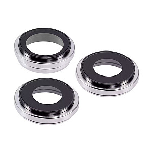 Rear Camera Lens with Bezel - White Titanium OEM for iPhone 16 Pro / 16 Pro Max Rear Camera Lens with Bezel - White Titanium OEM for iPhone 16 Pro / 16 Pro Max