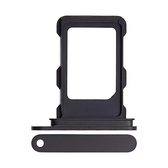 Sim Card Tray with Rubber Seal - Black Titanium OEM for iPhone 16 Pro / 16 Pro Max