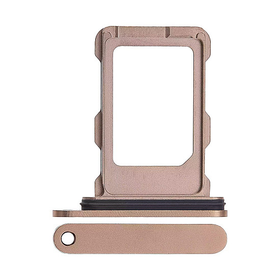 Sim Card Tray with Rubber Seal - Desert Titanium OEM for iPhone 16 Pro / 16 Pro Max