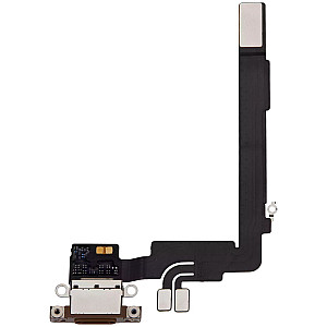 Charging Port Flex Cable - Gold OEM for iPhone 16 Pro Max Charging Port Flex Cable - Gold OEM for iPhone 16 Pro Max