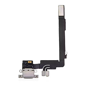 Charging Port Flex Cable - White OEM for iPhone 16 Pro Max Charging Port Flex Cable - White OEM for iPhone 16 Pro Max