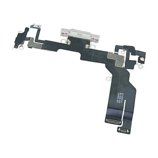 Charging Port with Microphone Flex Cable (OEM) - Pink for iPhone 17e