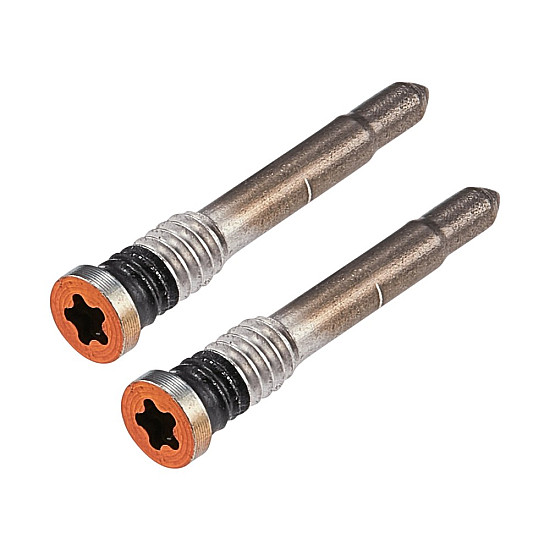 Bottom Pentalobe (*) Star Screws x 2 - Cosmic Orange OEM for iPhone 17 Pro / 17 Pro Max