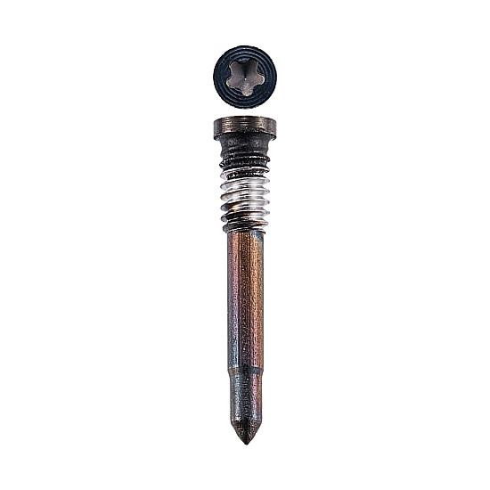 Bottom Pentalobe (*) Star Screws x 2 - Deep Blue OEM for iPhone 17 Pro / 17 Pro Max