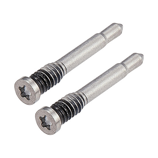 Bottom Pentalobe (*) Star Screws x 2 - Silver OEM for iPhone 17 Pro / 17 Pro Max