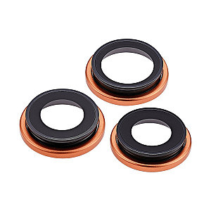 Rear Camera Lens with Bezel - Cosmic Orange OEM for iPhone 17 Pro / 17 Pro Max Rear Camera Lens with Bezel - Cosmic Orange OEM for iPhone 17 Pro / 17 Pro Max