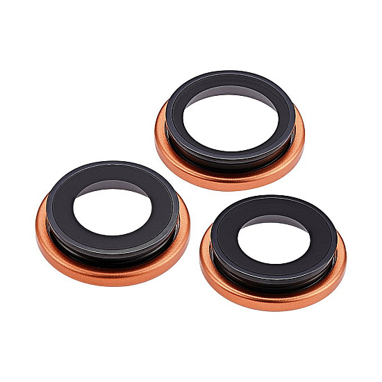 Rear Camera Lens with Bezel - Cosmic Orange OEM for iPhone 17 Pro / 17 Pro Max