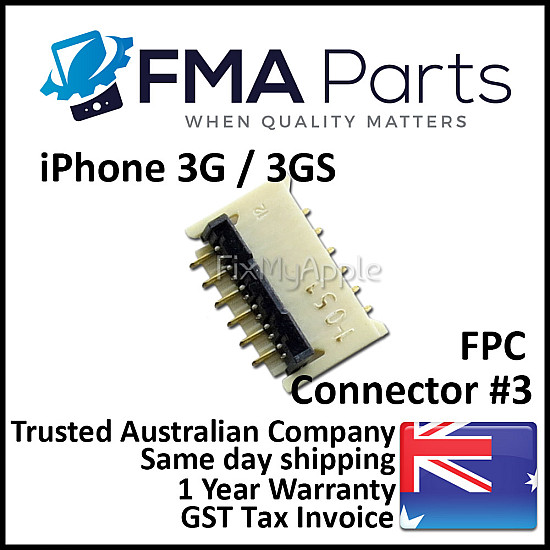 Light Sensor and Ear Speaker Flex Cable FPC Connector OEM for iPhone 3G / 3GS