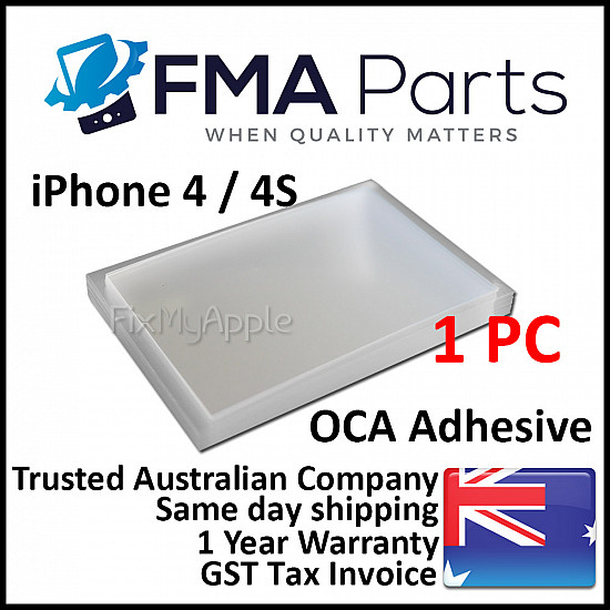 Optically Clear Adhesive (OCA) - 1 Pack for iPhone 4 / 4S