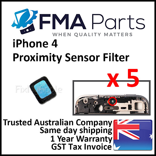 Proximity Sensor UV Filter OEM x 5 for iPhone 4