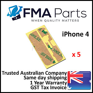 Touch Screen Digitizer Assembly 3M Adhesive x 5 for iPhone 4