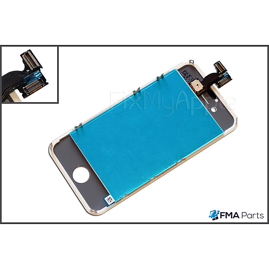 LCD Touch Screen Digitizer Assembly - White [Premium Aftermarket] (With Adhesive) for iPhone 4S